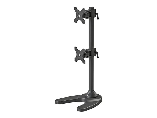 Neomounts FPMA-D700DDV - Stativ - full bevegelse - for 2 LCD-skjermer - svart - skjermstørrelse: 10"-27" - skrivebordsstativ, malje, skrivebordsmon...