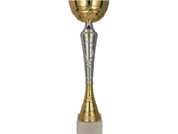 Victoria Sport pokal i metall gull/sølv TUMA S
