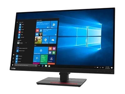Lenovo ThinkVision T27q-20 - LED-skjerm - 27" - 2560 x 1440 QHD @ 60 Hz - IPS - 350 cd/m² - 1000:1 - 4 ms - HDMI, DisplayPort - ravnsort - for Thin...