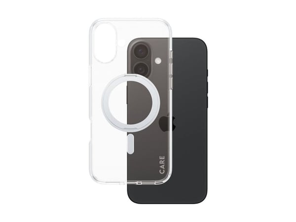 CARE by PanzerGlass Urban Combat Suojakuori Hopea Läpinäkyvä Apple iPhone 16 Plus