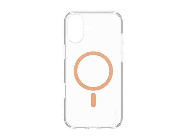 PanzerGlass CARE™ by ® Urban Combat Case Transparent w. Peachy MagSafe iPhone 16 Plus, Suojus, Apple, Apple - iPhone 16 Plus, Läpinäkyvä