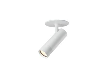 Optic Spot XXS 36° valkoinen, 2700K/3000K, 5.4W, 380-390lm, Ra90, säädettävä 90°/350°, uppoasennettu kiinnitys 70-85mm reikien poraukseen