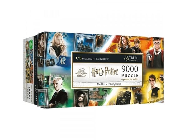 Trefl Wizarding World Harry Potter, 9000 styck, Fantasi