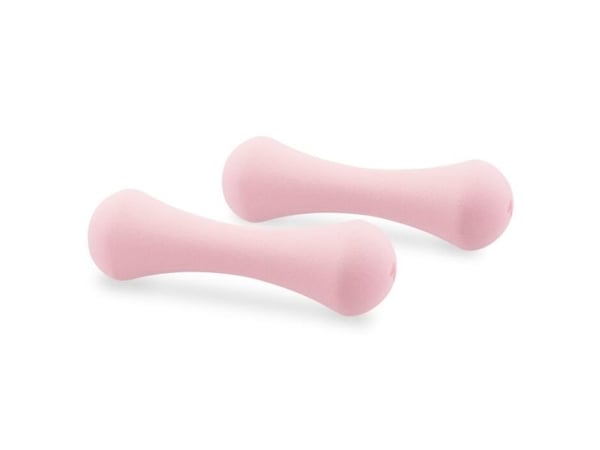 Spokey BONE, Dumbbell med fast vekt, Rosa, Neopren, Neopren, 2 kg, 2 stk.