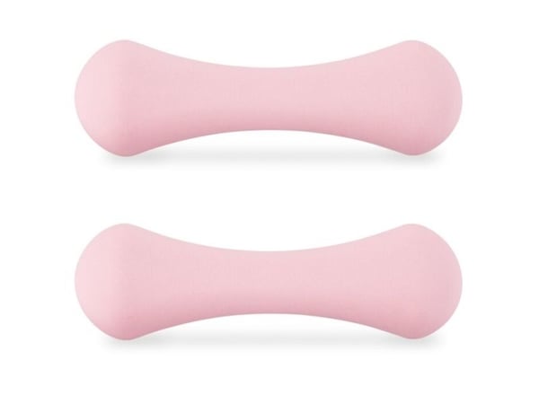 Spokey BONE, Dumbbell med fast vekt, Rosa, Neopren, Neopren, 2 kg, 2 stk.