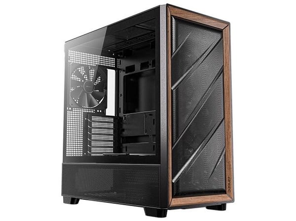 Antec FLUX - Mid tower - utvidet ATX (E-ATX) - sidepanel med vindu (herdet glass) - ingen strømforsyning - USB/lyd