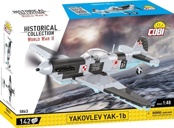 COBI 5863 Historical Collection WWII Yakovlev Yak-1B 142 bitar