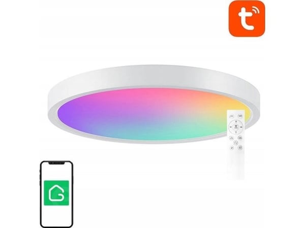 Gosund kattovalaisin 30cm WiFi/Bluetooth 16M RGBCW Gosund LB12 1920lm Tuya + kaukosäädin + kaukosäädin Gosund kattovalaisin 30cm WiFi/Bluetooth 16M RGBCW Gosund LB12 1920lm Tuya + kaukosäädin + kaukosäädin