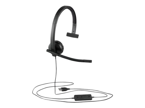 Logitech H570e - Hodesett - on-ear - kablet - USB-C - Certified for Microsoft Teams
