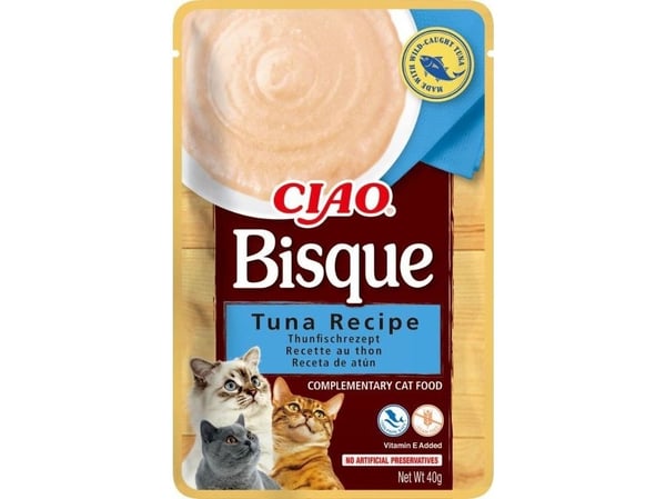 Inaba Foods INABA Karma våtfôr til katt Ciao Bisque tunfisk 40g