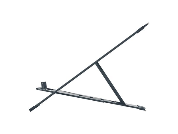 Leitz Ergo - Notebookstativ - justerbar, multi-vinkel, aluminium - 10" - 17" - mørk grå