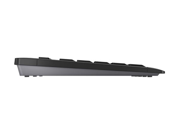 CHERRY STREAM DESKTOP COMFORT - Tastatur- og mussett - 100% - full size - trådløs - 2.4 GHz - QWERTY - Storbritannia - tastsvitsj: CHERRY SX - grås...