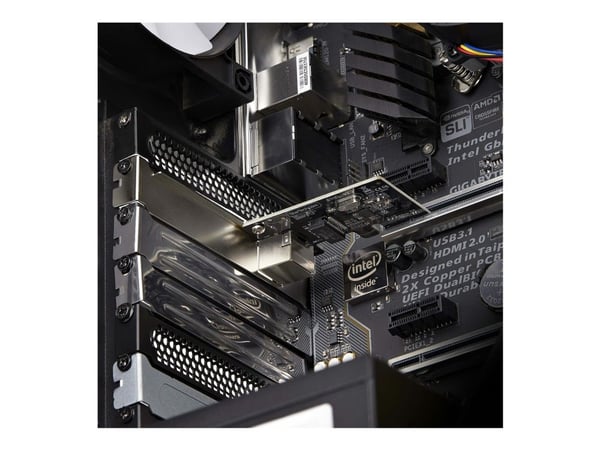 Startech 1-Port Gigabit PCIe Network Adapter Card, TAA Compliant - Nettverksadapter - PCI Express x1 lav profil - Gigabit Ethernet x 1 - svart - TA...