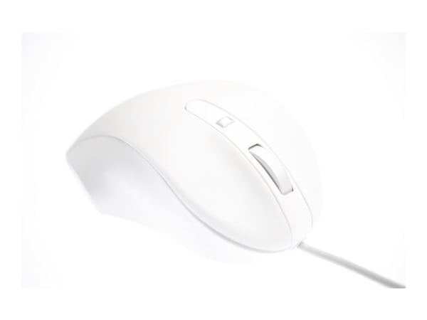 Matias - Mus - PBT plastic - 4 knapper - kablet - USB-A - hvit