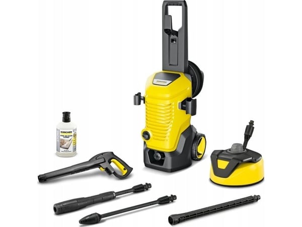 Kärcher høytrykkspyler K 5 WCM Premium Home (gul/svart) med dirt blaster, slangevinsj og overflaterens