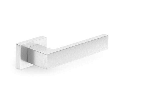 Metal_Bud Door handle, indoor Metal-Bud SQ Matt Nickel CUBE RT, chrome Metal_Bud Door handle, indoor Metal-Bud SQ Matt Nickel CUBE RT, chrome