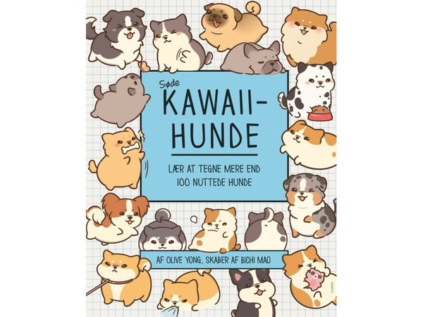 Søte kawaii-hunder | Olive Yong