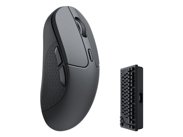 Keychron M3-A4, Oikeakätinen, RF Wireless + Bluetooth + USB Type-C, 26000 DPI, musta