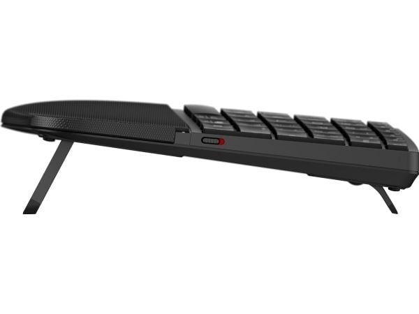 HP 685 komforttastatur med to moduser, QWERTY, Full størrelse (100 og), Trådløs, RF trådløs + Bluetooth, Membrannøkkelbryter, QWERTY, Svart