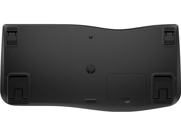 HP 685 komforttastatur med to moduser, QWERTY, Full størrelse (100 og), Trådløs, RF trådløs + Bluetooth, Membrannøkkelbryter, QWERTY, Svart
