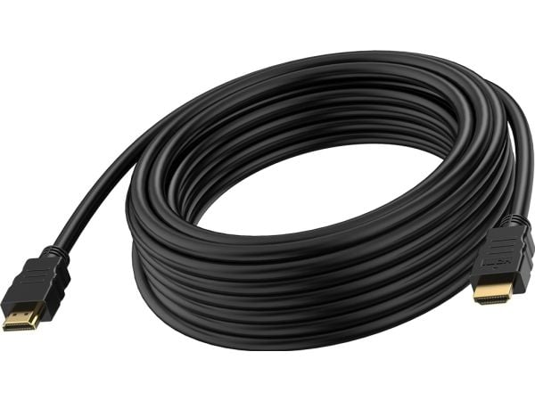 VISION Techconnect - High Speed - HDMI-kabel med Ethernet - HDMI hann til HDMI hann - 5 m - dobbeltisolert - svart - 8K 60Hz støtte, up to 48 Gbps ...