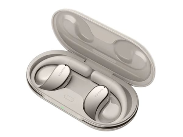 Xiaomi Openwear Stereo - True wireless-hodetelefoner med mikrofon - i øret - Bluetooth - aktiv støydemping - sandsteinbeige