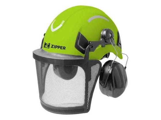 Zipper ZI-FHPROFI, Sort, Lysegrønn, Unisex, 53-64 cm, Maskindrift, Sveising, EN 1731, 790 g
