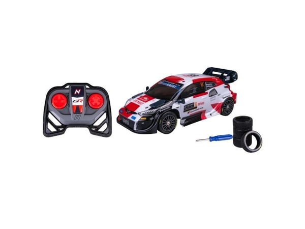 NIKKO Toyota Gazoo Racing Rovanperä 1:16th Rally Series with extra tyres 28 cm