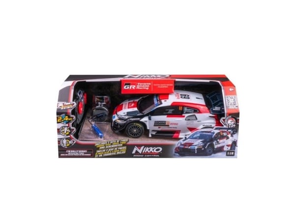 NIKKO Toyota Gazoo Racing Rovanperä 1:16th Rally Series with extra tyres 28 cm