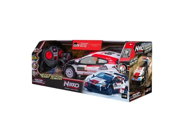 NIKKO Toyota Gazoo Racing Rovanperä 1:16th Rally Series with extra tyres 28 cm