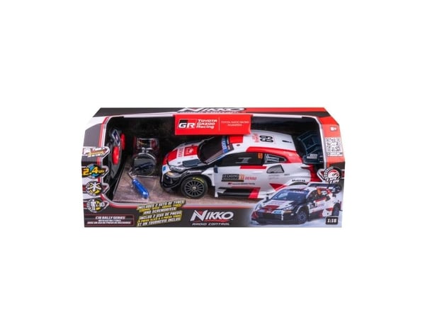 NIKKO Toyota Gazoo Racing Rovanperä 1:16th Rally Series with extra tyres 28 cm