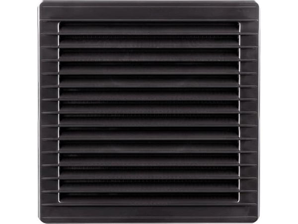 airRoxy fyrkantigt ventilationsgaller grafit 120 airRo