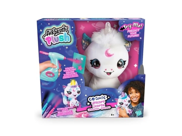 AIRBRUSH PLUSH Cosmic Unicorn