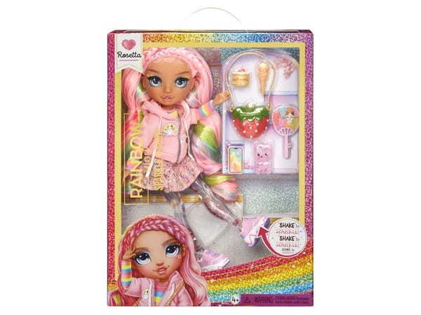 Rainbow High Sparkle & Shine Fashion Dolls- ROSETTA (Pink)