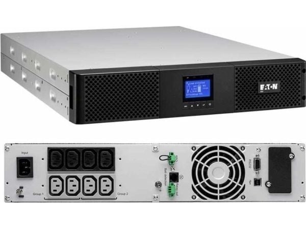 Eaton 9SX 9SX3000IR - UPS (kan monteres i rack) - AC 200/208/220/230/240 V - 2700 watt - 3000 VA - RS-232, USB - utgangskontakter: 9 - PFC - 2U - 19"