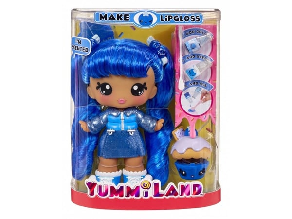 MGA Yummiland stor dukke + lipgloss Pet Rory Blueberry 120803