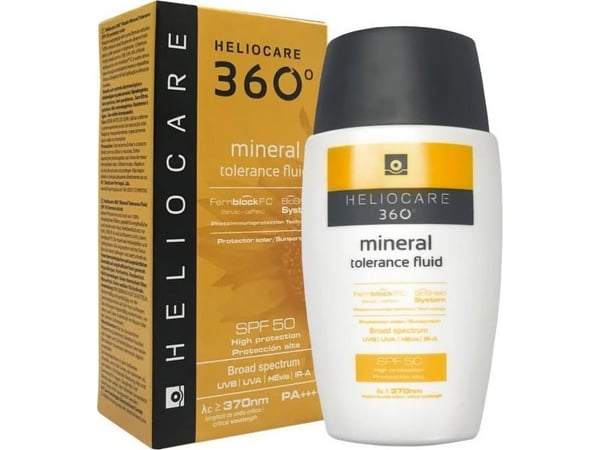 Heliocare 360 Mineral Tolerance SPF50 solbeskyttelse for ansiktet 50 ml