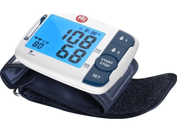 PIC Solution blodtrykksmåler PIC MobileRapid klokke/armbånd (automatisk på håndledd, BT-app)
