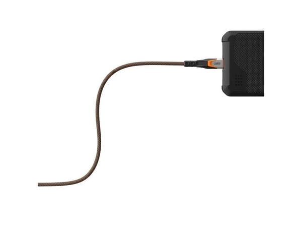 Urban Armor Gear 9B4415114097, 0,75 m, USB C, USB C, USB 3.2 Gen 2x2, 0,48 Gbit/s, musta, Oranssi