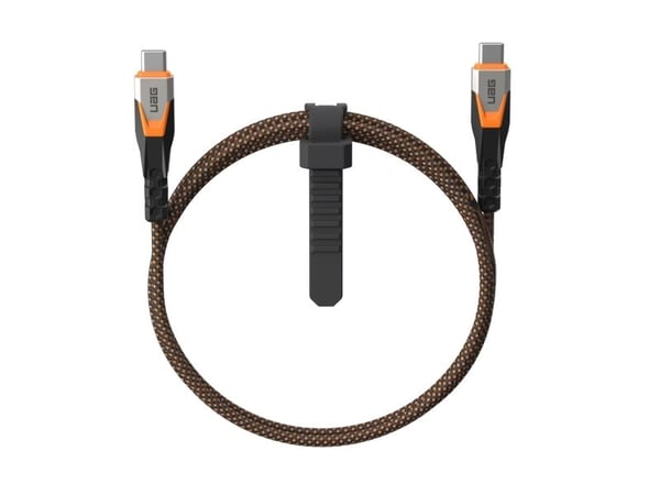 Urban Armor Gear 9B4415114097, 0,75 m, USB C, USB C, USB 3.2 Gen 2x2, 0,48 Gbit/s, musta, Oranssi