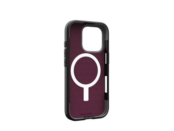 UAG UAG UAG Civilian Magsafe - suojakotelo iPhone 16 Pro:lle yhteensopiva MagSafe (bordeaux) kanssa