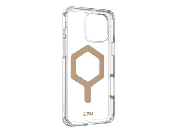 Urban Armor Gear Plyo, Suojus, Apple, iPhone 16 Pro Max, 17,5 cm (6.9"), Kulta, Läpinäkyvä