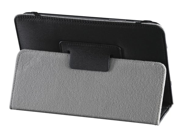Hama Essential Line "Strap" - Flipdeksel for mobiltelefon - polyester - svart - 7"