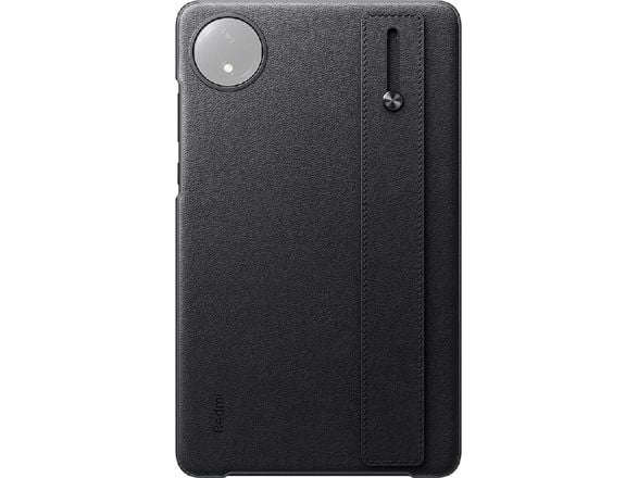 Xiaomi - Baksidedeksel for nettbrett - lær, metall, mikrofiber - svart - for Xiaomi Redmi Pad SE
