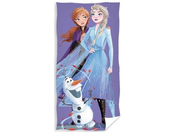 Disney Frost Elsa og Anna Badehåndklæde - 100 procent bomuld