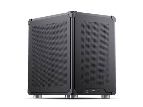 Jonsbo C6 - Tower - micro ATX - ingen strømforsyning (ATX) - svart - USB/lyd