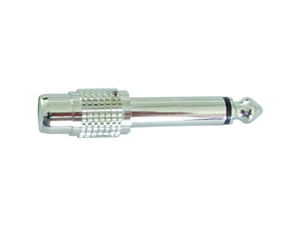 Sintron X-5044 lydadapter [1x 6,3 mm jack - 1x Cinch-kontakt] sølv