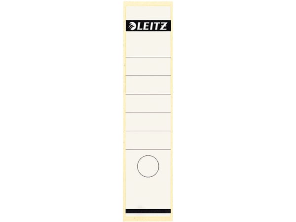 Leitz - Mapperyggetikett - hvit (en pakke 100)