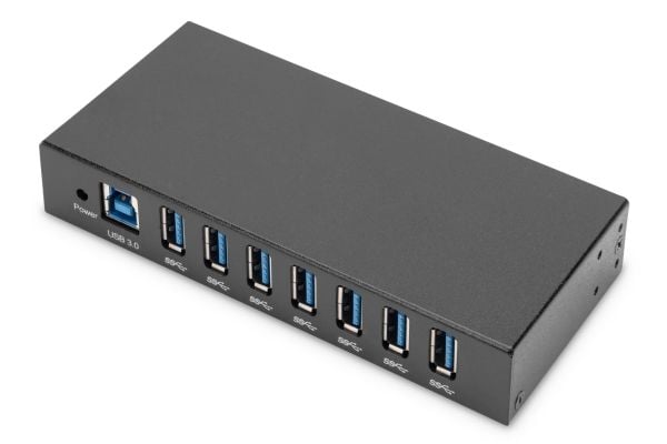 Digitus DA-70258-1, USB 3.2 Gen 1 (3.1 Gen 1) Type-B, USB 3.2 Gen 1 (3.1 Gen 1) Type-A, 5000 Mbit/s, lajittelu, metalli, 15 kV