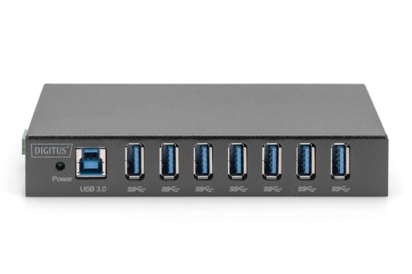 Digitus DA-70258-1, USB 3.2 Gen 1 (3.1 Gen 1) Type-B, USB 3.2 Gen 1 (3.1 Gen 1) Type-A, 5000 Mbit/s, lajittelu, metalli, 15 kV